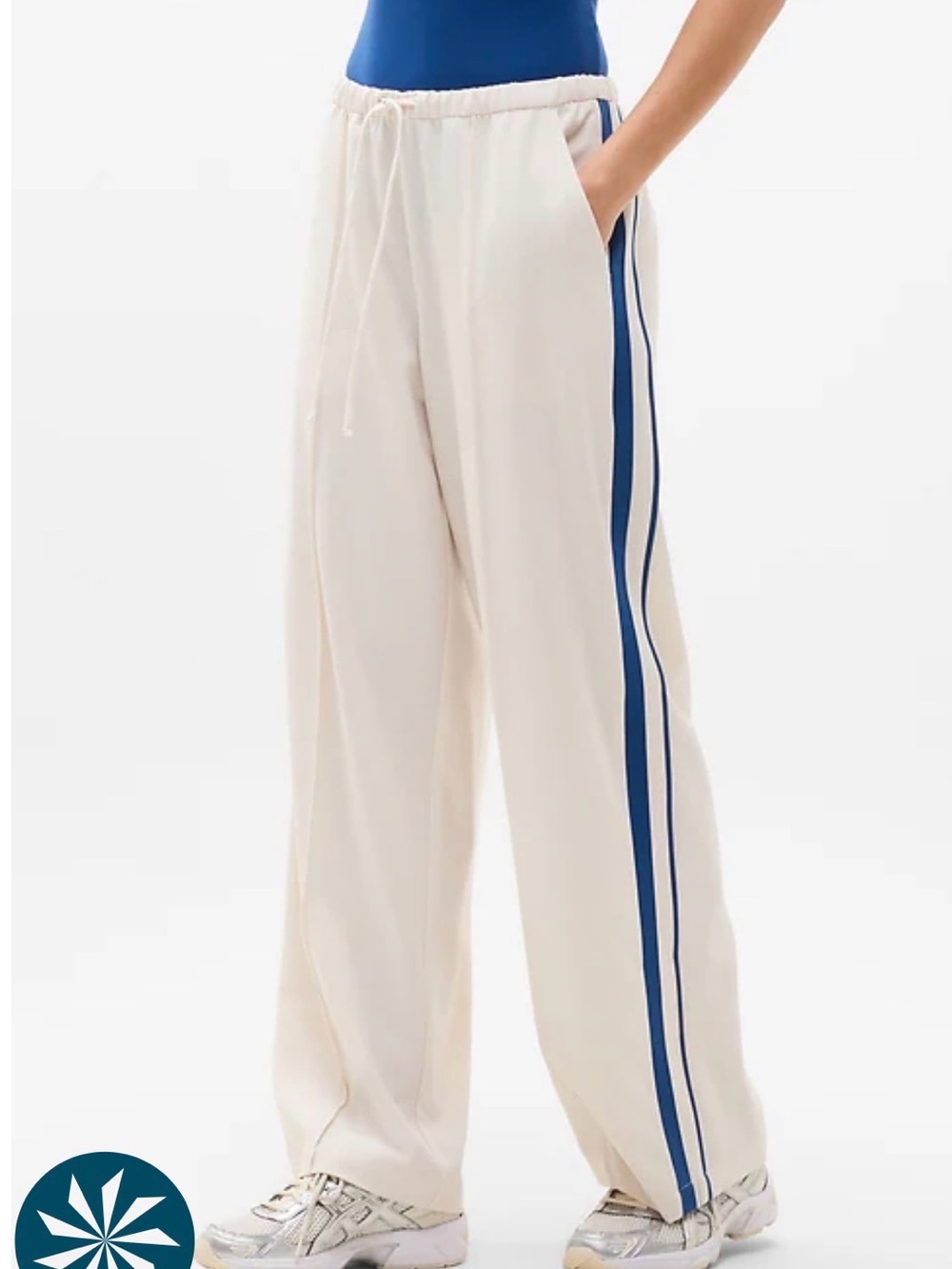 MVP Mid Rise Side Stripe Pant
XS | Maritime/Bone
Runs very loose. New WO tags.
